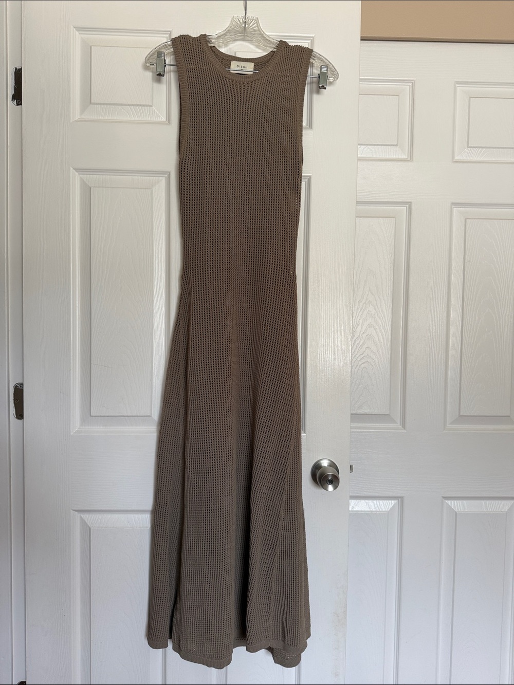 DISSH Moss Ophelia Knit Crochet Maxi Dress XS